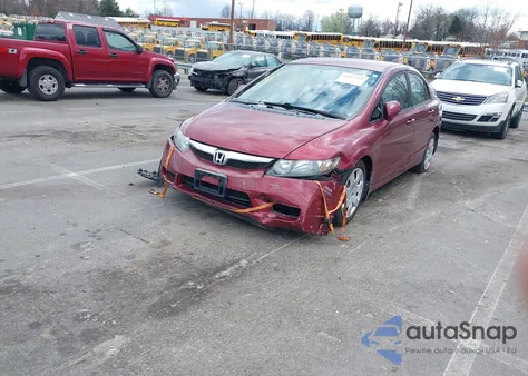 2009 Honda Civic Lx из США, поврежденный, VIN 1HGFA16529L000403